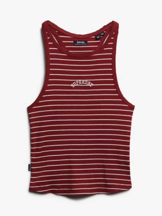 Foto van product Superdry & Co Top 'Essential' rood / wit
