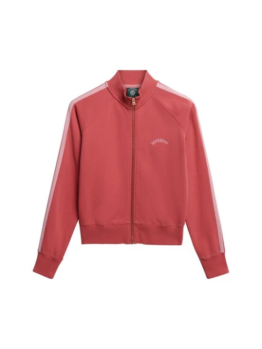 Foto van product Superdry & Co Trainingsjack rosa / wit