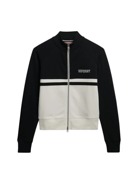 Foto van product Superdry & Co Trainingsjack zwart / wit