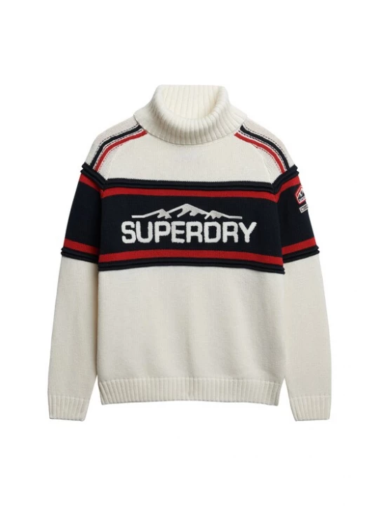 Foto van product Superdry & Co Trui 'Apres Ski' marine / rood / natuurwit