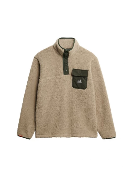 Foto van product Superdry & Co Trui beige / donkergroen