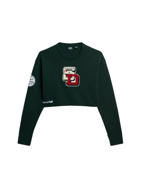 Foto van product Superdry & Co Trui beige / groen / rood