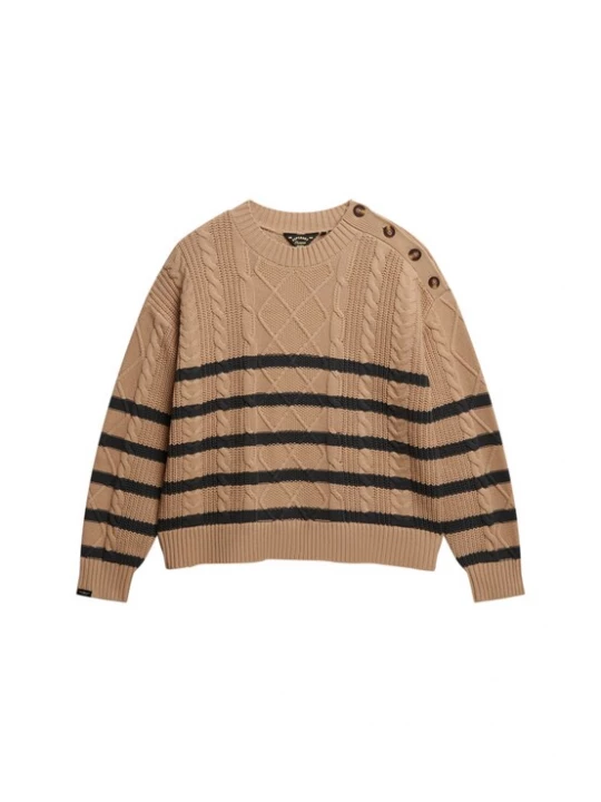 Foto van product Superdry & Co Trui camel / zwart