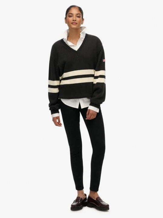 Foto van product Superdry & Co Trui crème / donkergrijs
