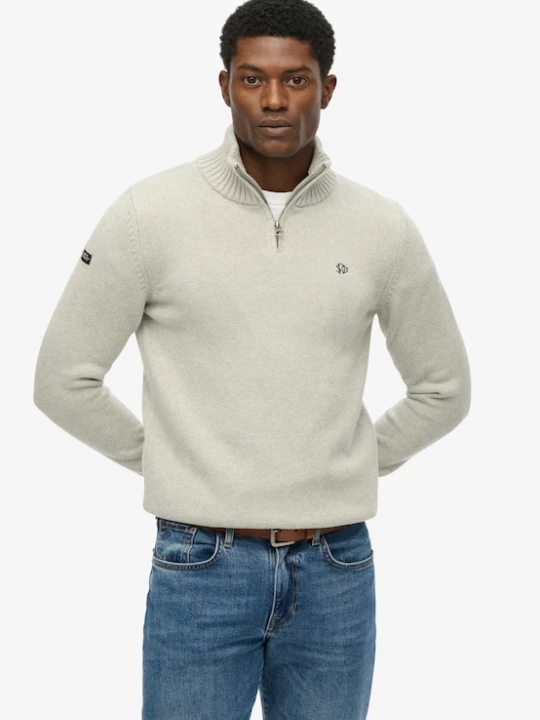 Foto van product Superdry & Co Trui grijs gemêleerd