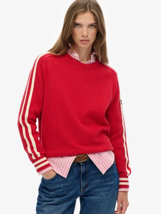 Foto van product Superdry & Co Trui rood / natuurwit