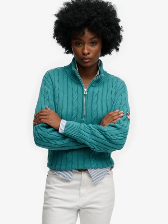 Foto van product Superdry & Co Trui turquoise