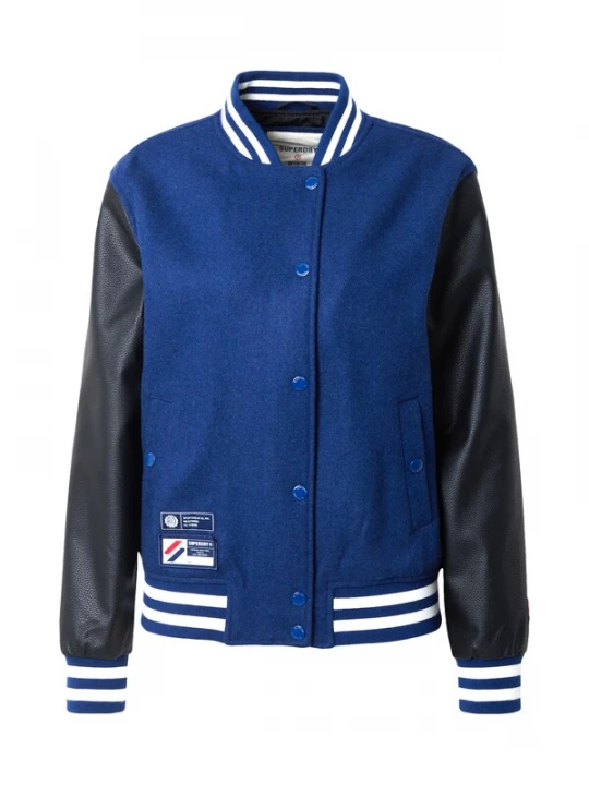 Foto van product Superdry & Co Tussenjas blauw / zwart / wit