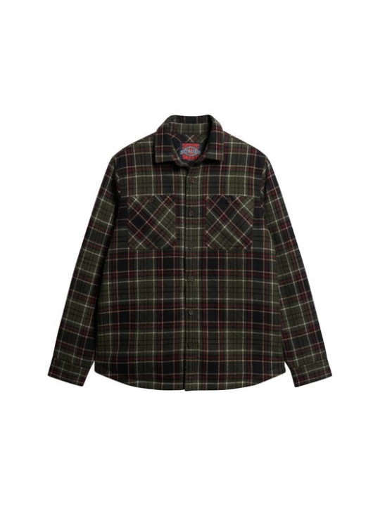 Foto van product Superdry & Co Tussenjas bruin / groen / zwart / wit