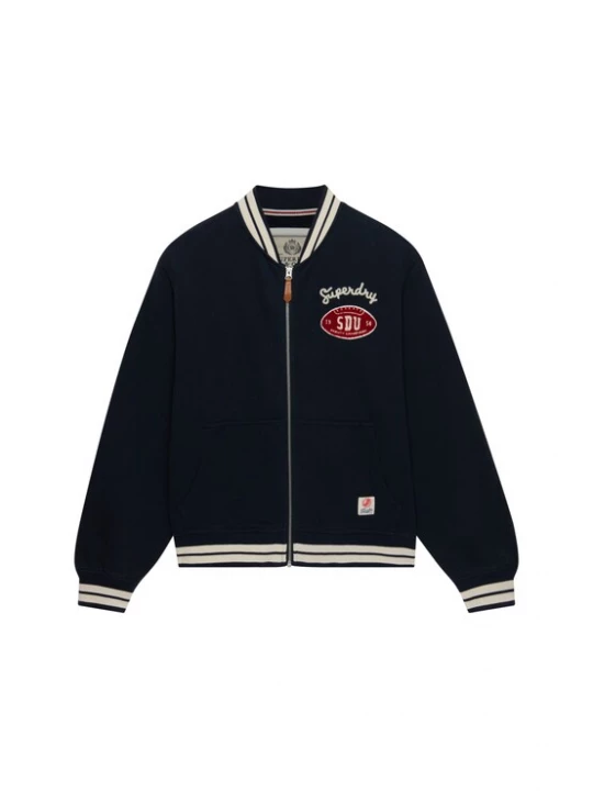Foto van product Superdry & Co Tussenjas 'Country Club' marine / rood