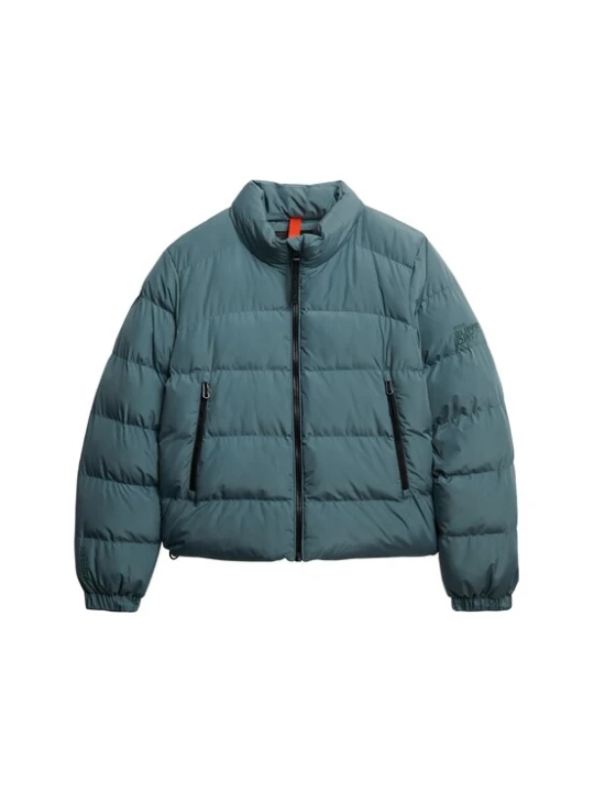 Foto van product Superdry & Co Tussenjas cyaan blauw