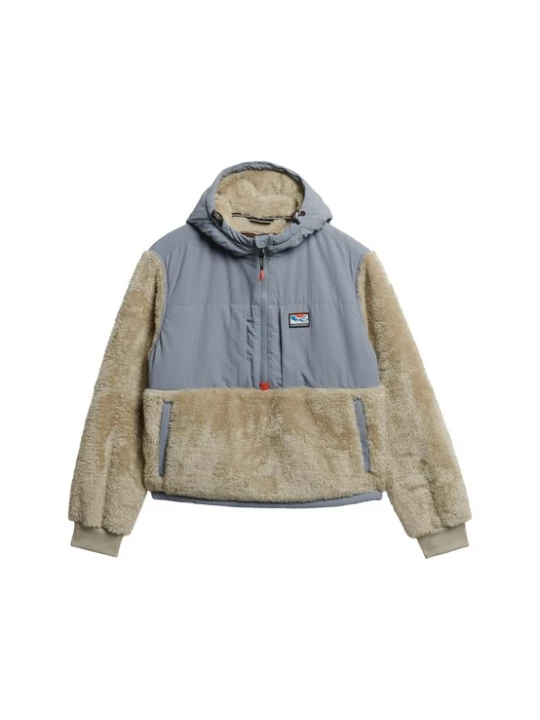 Foto van product Superdry & Co Tussenjas donkerbeige / duifblauw