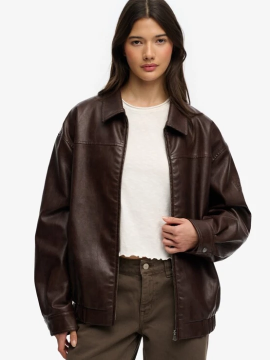 Foto van product Superdry & Co Tussenjas donkerbruin