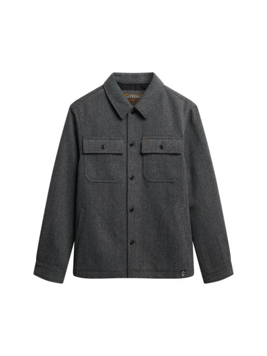 Foto van product Superdry & Co Tussenjas grijs / donkergrijs