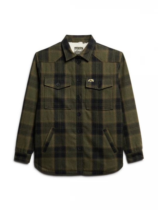 Foto van product Superdry & Co Tussenjas groen / zwart