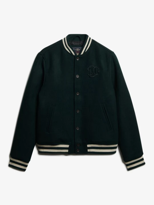 Foto van product Superdry & Co Tussenjas lichtbeige / donkergroen