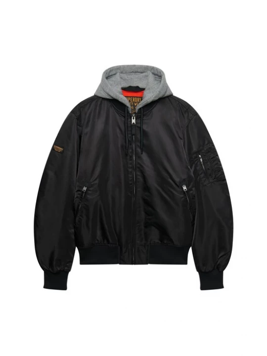 Foto van product Superdry & Co Tussenjas 'Ma1' grijs / zwart