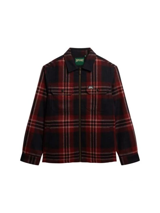 Foto van product Superdry & Co Tussenjas marine / donkerrood / offwhite