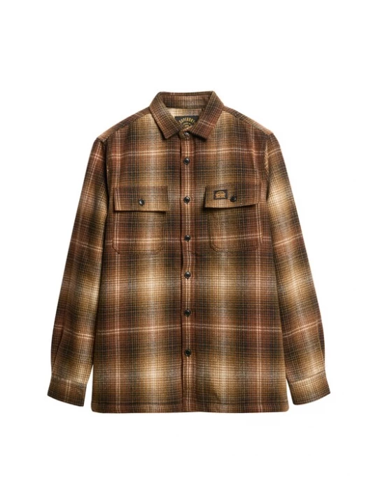 Foto van product Superdry & Co Tussenjas 'Miller' bruin / zwart / wit