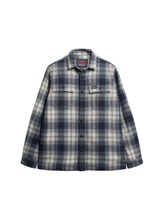 Foto van product Superdry & Co Tussenjas 'Miller' donkerblauw / grijs / wit