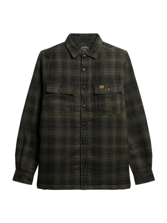 Foto van product Superdry & Co Tussenjas 'Miller' donkergroen / zwart