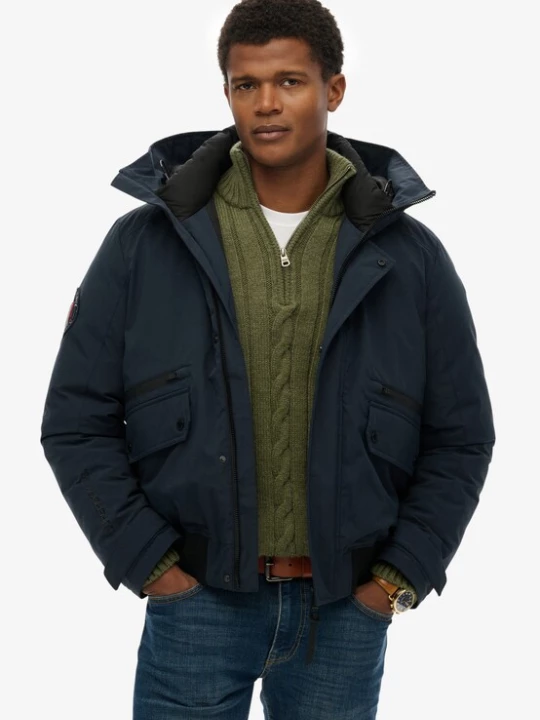 Foto van product Superdry & Co Tussenjas nachtblauw