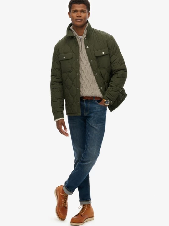 Foto van product Superdry & Co Tussenjas olijfgroen