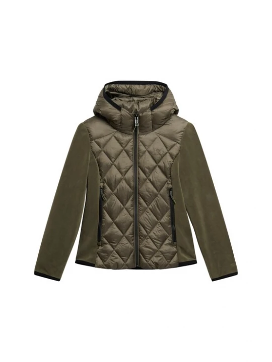 Foto van product Superdry & Co Tussenjas olijfgroen / zwart