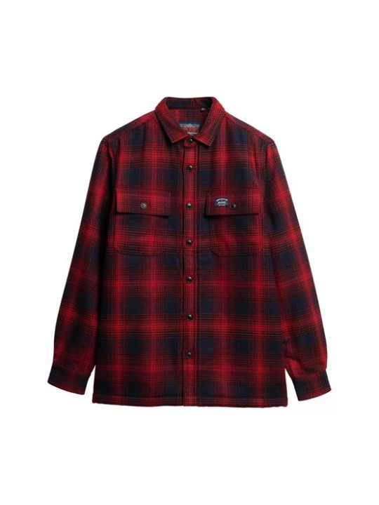 Foto van product Superdry & Co Tussenjas rood / zwart