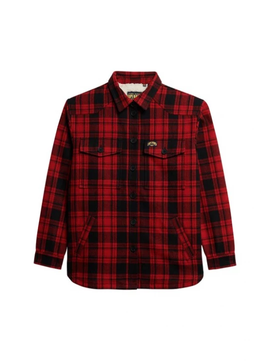 Foto van product Superdry & Co Tussenjas rood / zwart
