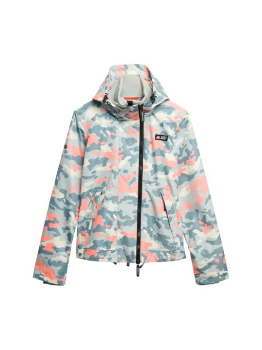 Foto van product Superdry & Co Tussenjas smoky blue / rookgrijs / koraal