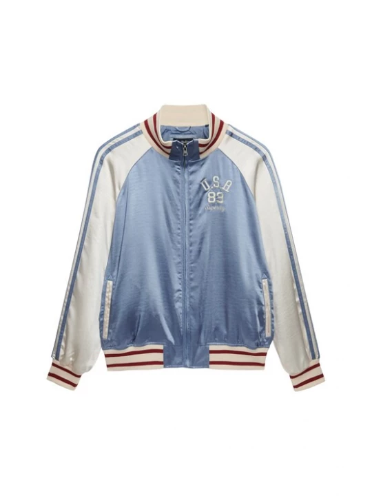 Foto van product Superdry & Co Tussenjas 'Suika' blauw / marine / wit