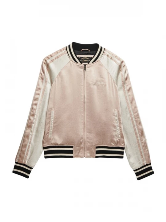 Foto van product Superdry & Co Tussenjas 'Suikajan' beige / nude / zwart