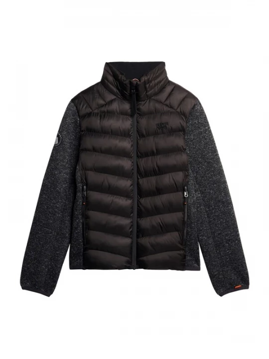 Foto van product Superdry & Co Tussenjas zwart / zwart gemêleerd