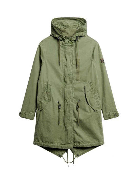 Foto van product Superdry & Co Tussenparka kaki / zwart
