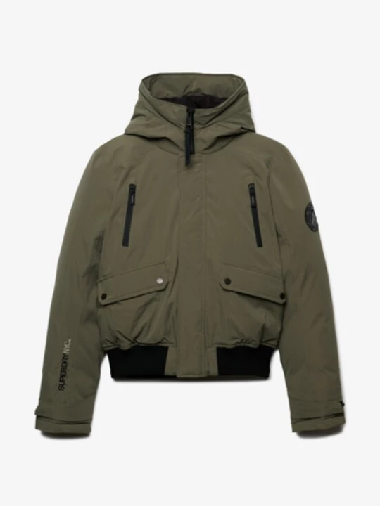 Foto van product Superdry & Co Winterjas 'City' olijfgroen / zwart / offwhite