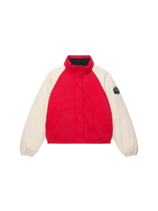Foto van product Superdry & Co Winterjas crème / rood