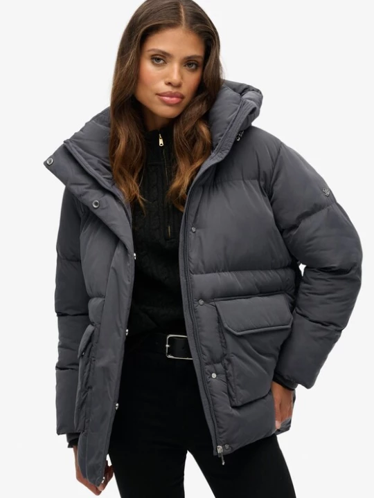 Foto van product Superdry & Co Winterjas 'Duvet' donkergrijs