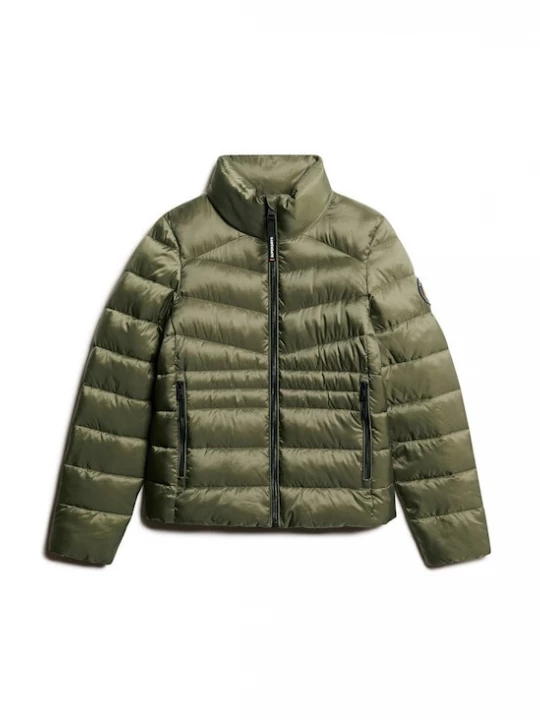 Foto van product Superdry & Co Winterjas 'Fuji' groen / oranje / zwart