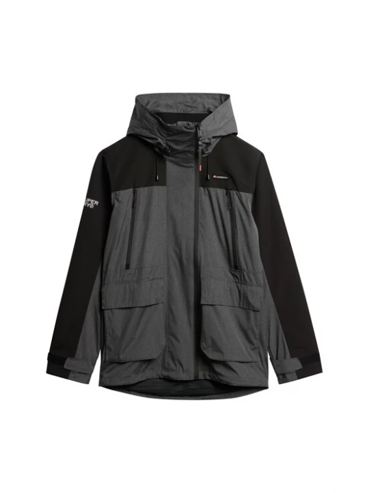 Foto van product Superdry & Co Winterjas grijs gemêleerd