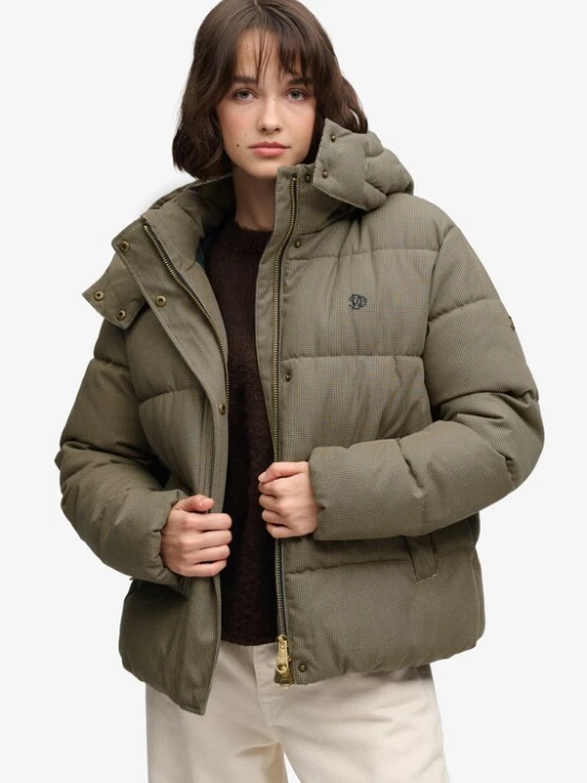 Foto van product Superdry & Co Winterjas navy / cappuccino