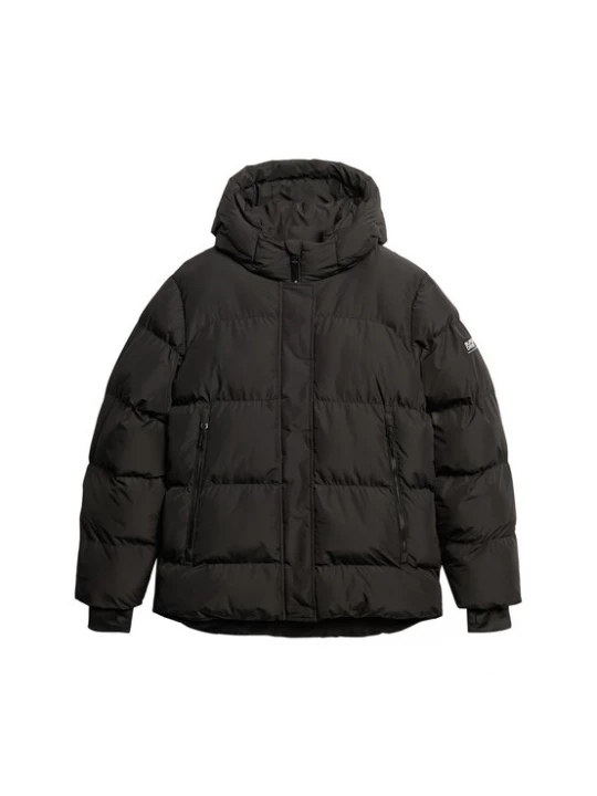 Foto van product Superdry & Co Winterjas zwart / wit
