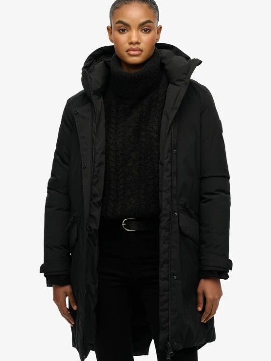 Foto van product Superdry & Co Winterparka 'City Fishtail' zwart