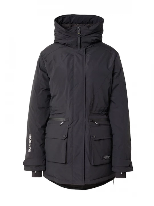 Foto van product Superdry & Co Winterparka 'City' zwart / wit