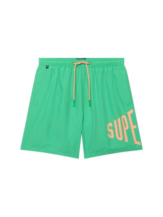 Foto van product Superdry & Co Zwemshorts lichtgroen / lichtoranje