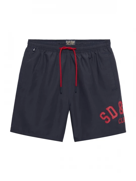 Foto van product Superdry & Co Zwemshorts navy / lichtrood
