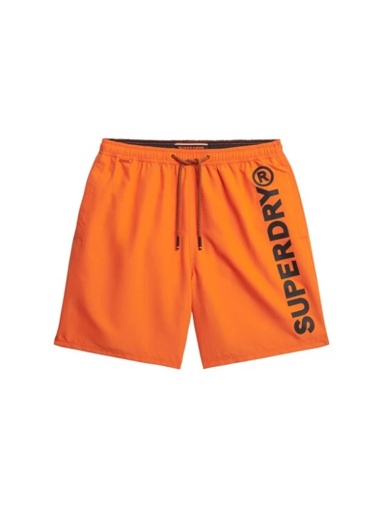 Foto van product Superdry & Co Zwemshorts oranje / zwart