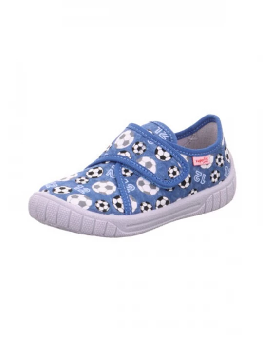 Foto van product SUPERFIT Huisschoenen 'Bill' donkerblauw / rood / zwart / wit