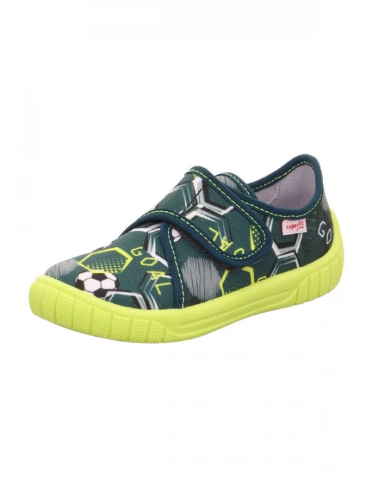 Foto van product SUPERFIT Huisschoenen 'BILL' groen / appel / zwart / wit