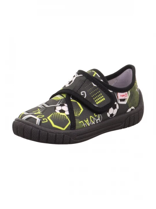 Foto van product SUPERFIT Huisschoenen 'BILL' lichtgroen / zwart / wit